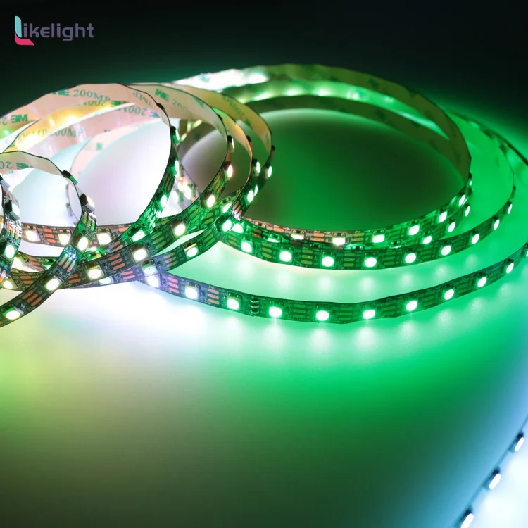 like light  SK6812 LED Strip Light 5v 60led  Digital SK6812 RGB LED Light Smart app control IP20 IP65 Outdoor smd5050