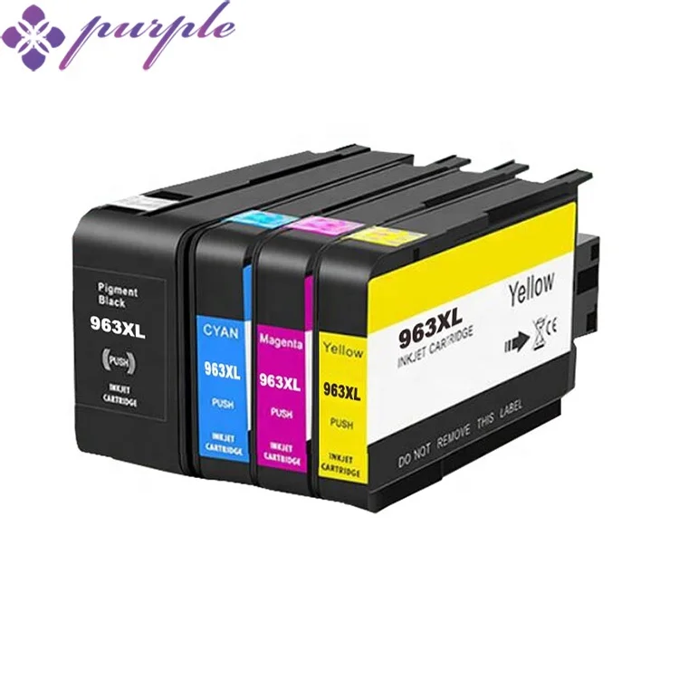 963XL 967XL 963 967 XL Восстановленный цветной струйный картридж для принтера OfficeJet Pro 9010