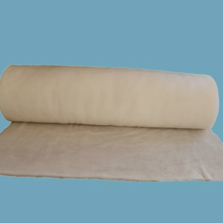 
Factory customized Eco-friendly fiber quilting polyester cotton soft wadding 