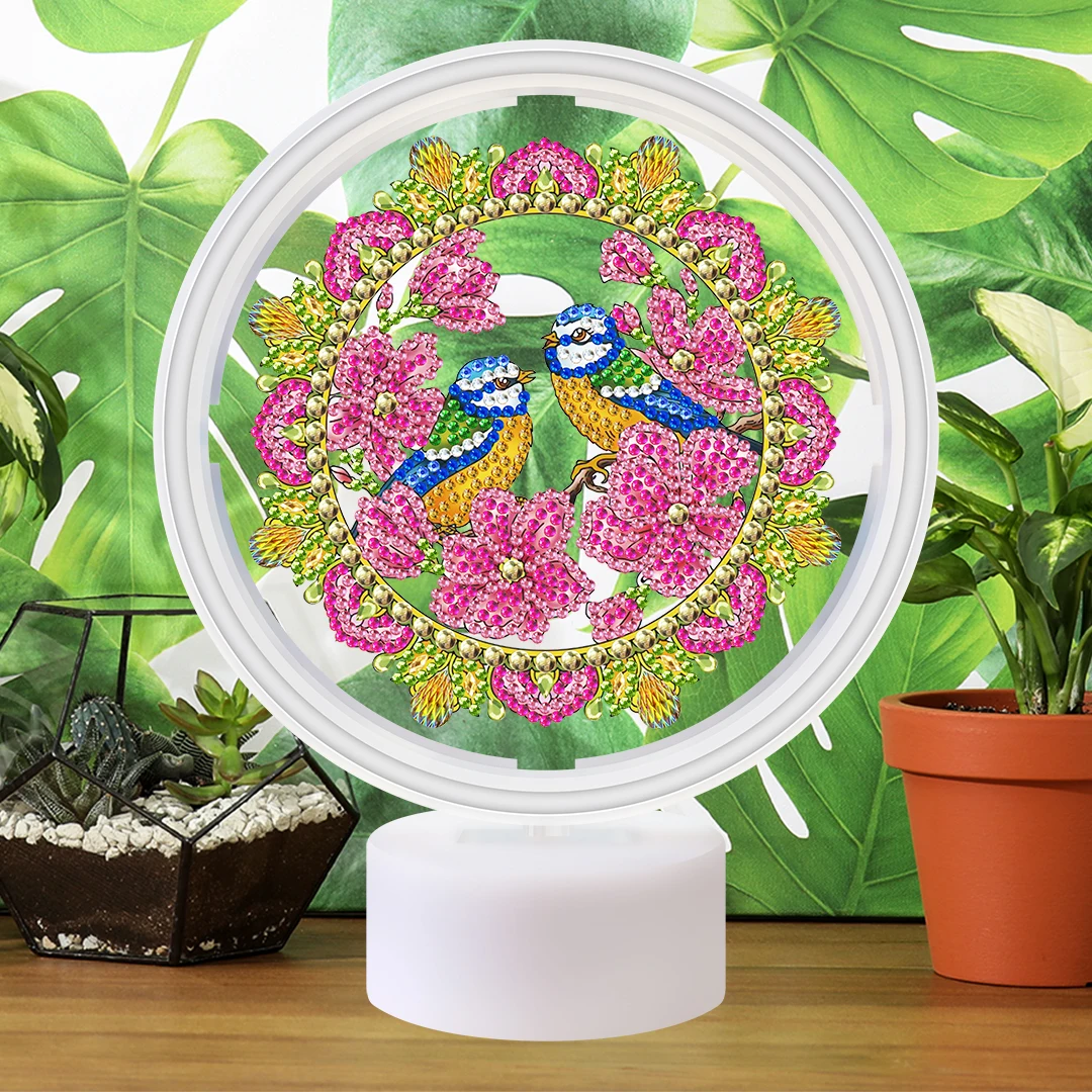 Прямая поставка, настольная лампа для спальни, алмазная живопись, ремесла, ночник, алмазная живопись, USB