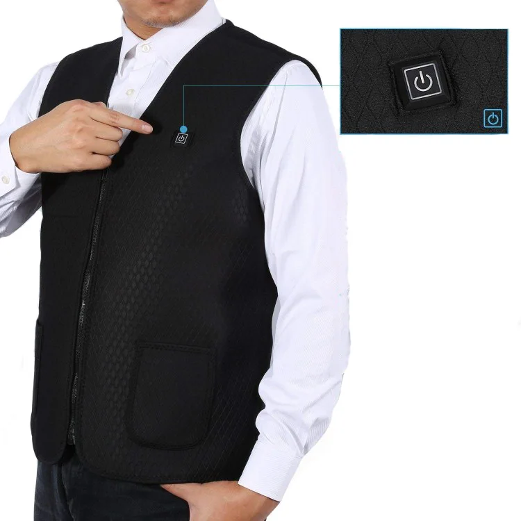 
Flame Heated Camouflage Blanketed Vest 2Xl 4X Warm Body Electronic Usb Men Women Usb Charging Smart Heating Vest 4 Heating Zones 