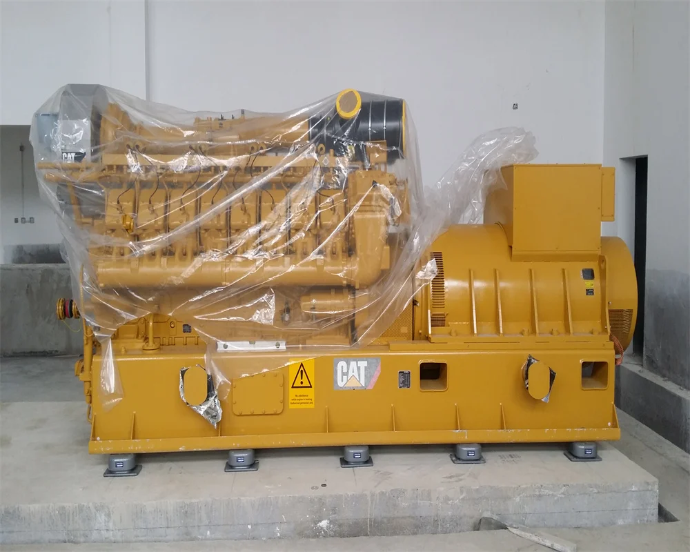 Heavy Duty Industrial 1560Kw 1950Kva CG170-16 Engine Biogas Methane Plant Fuelless Generator Genset Chp Generator Set
