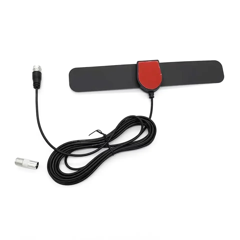 200 Miles Range Signal Booster Support 4K 1080p Black Amplified HD Digital TV Antenna ABS Indoor Tv Antenna