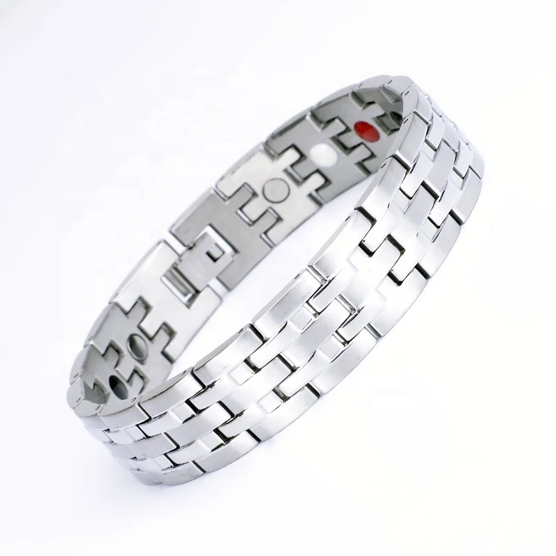 Fashion Anti Radiation 4 in 1 pain relief Bracelets Scalar positive Energy germanium Charm weight loss Magnetic Bracelet