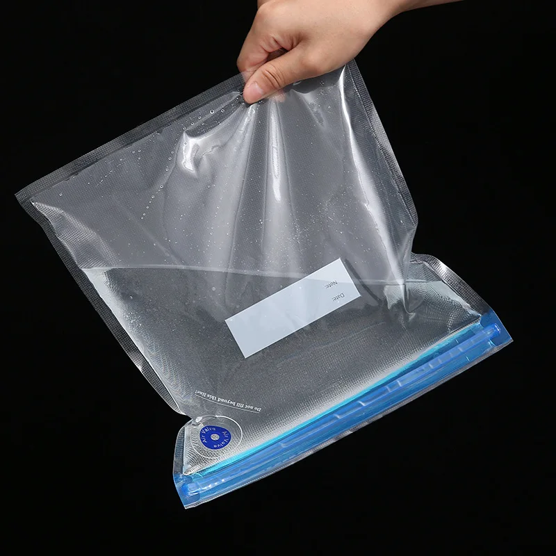 Sous Vide Reusable Bags Vacuum Plastic Bag For Freezer Airtight Food Storage Vacuum Seal Bags With Electric Pump