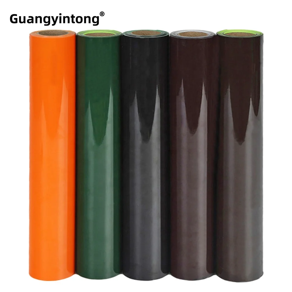 Guangyintong PU temperature color change heat transfer vinyl custom vinyl transfer printable heat transfer vinyl paper
