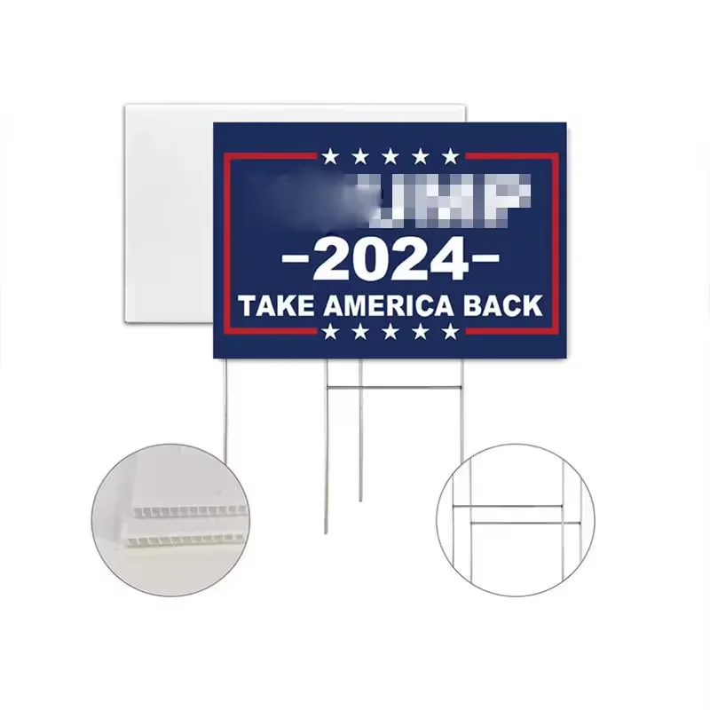 Usa President Election Make America Great Again Yard Signs 18x24 With H-stakes Supply