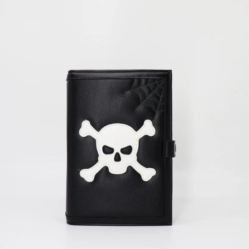 Bag Factory Designed Punk Magic Book Shaped Purse Custom Dark Style Gothic magic witchy purse