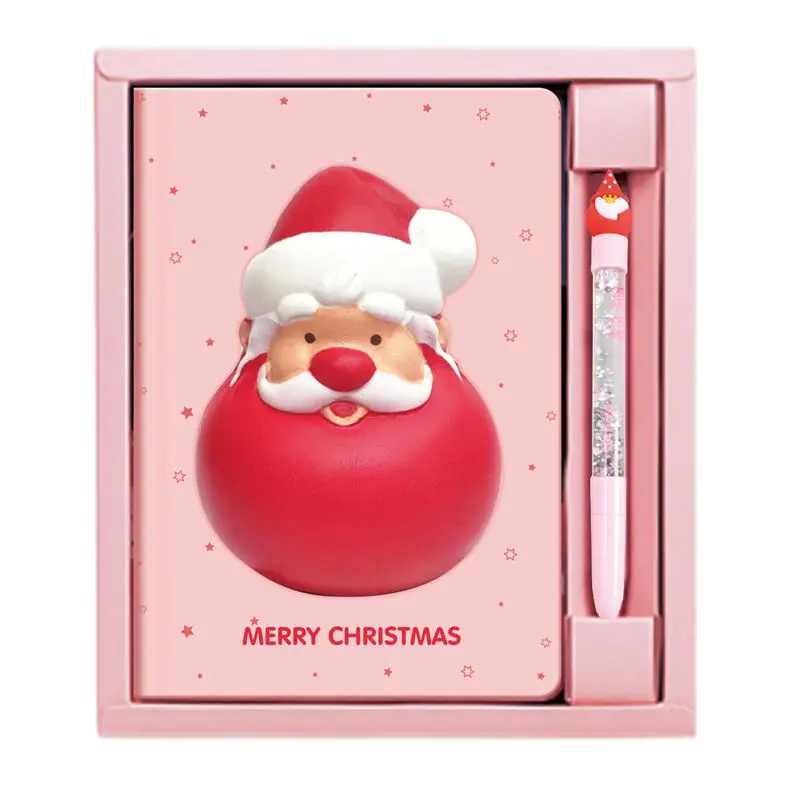 Christmas School Supplies Stationery Box Set Including Pen Notebook Children Lovely Stationery Gift Set For Boy Girl