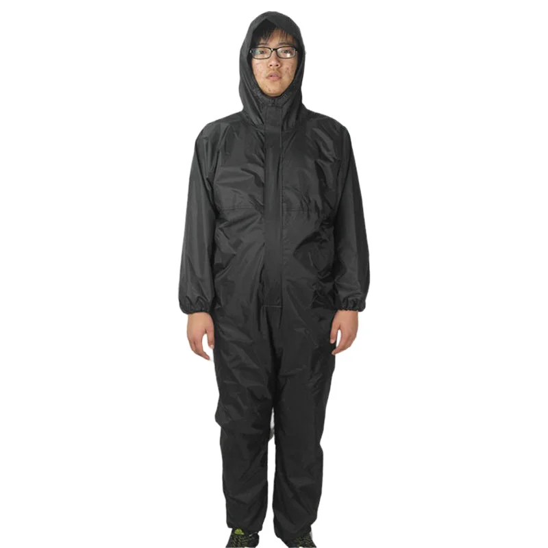Wholesale waterproof adult one-piece raincoat rain-proof oil-proof dust-proof paint one-piece overalls suit