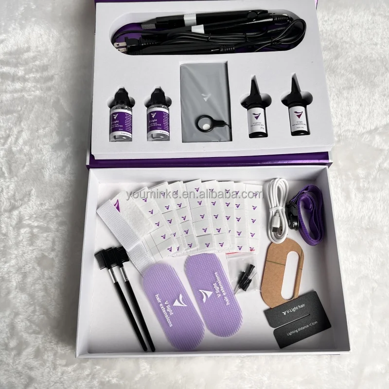 2024 Hot v light Hair Extension Tools Hair Extension Machine For new v light Human Hair Extensions