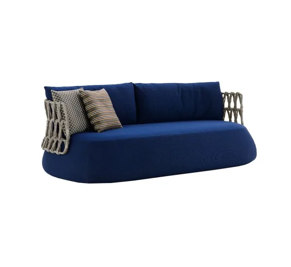 Patio All-weather Rope Woven indoor gardening tools metal garden sets outdoor furniture lounge garden sofa