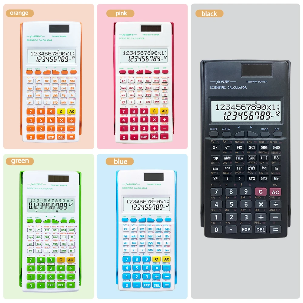 Scientific Calculator fx 911w Small Financial Student Teacher Calculate Cientifica Scientific Function Calculator Calculadora