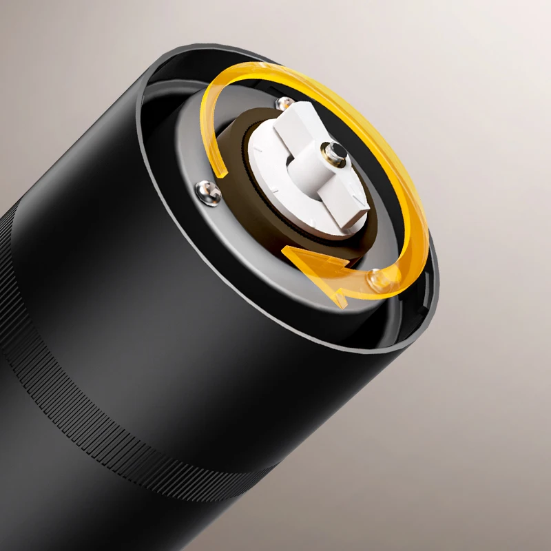 High performance portable electric coffee grinder Burr grinder Italian coffee grinder high quality custom black and white body