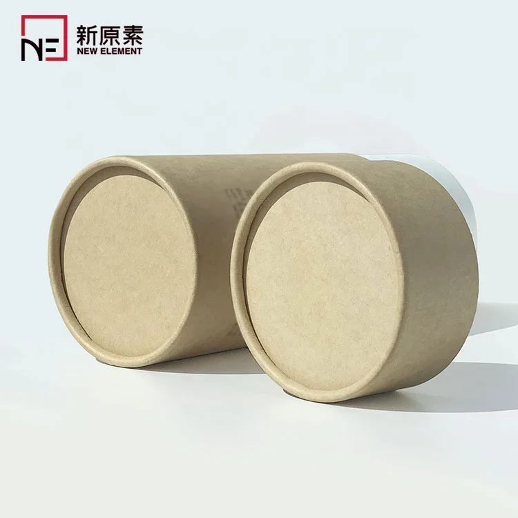 good price round shape clothes gift packaging kraft paper tube with logo