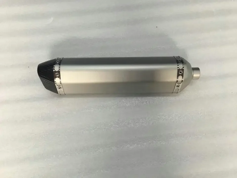 middle small hexagonal shape universal muffler silencer for the scooter motorcycle