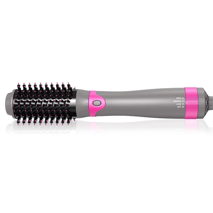 Hot Air Spin Brush for Styling Hair Frizz rotating Curling Negative Ionic Straightener Hair Air Dryer Brush
