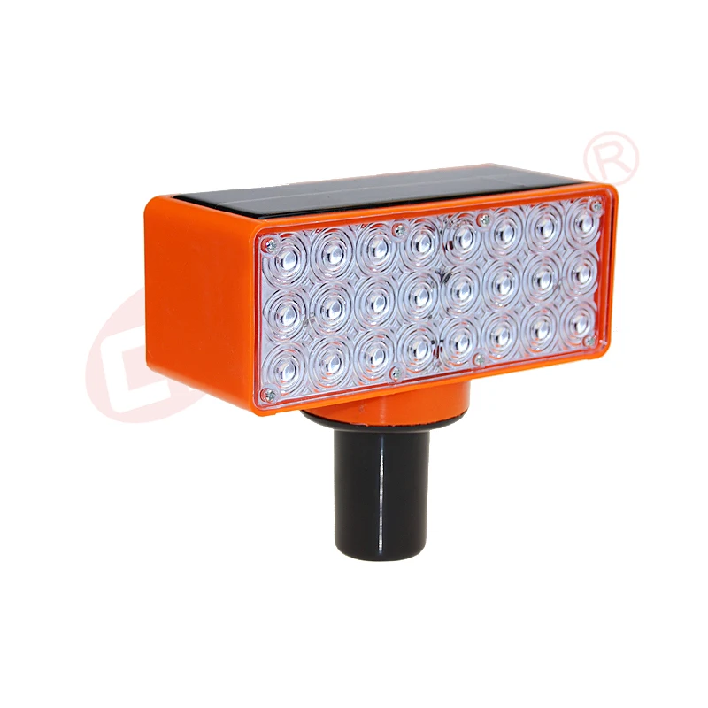 Solar LED double side traffic warning Light traffic warning products Cone Light Barricade Light