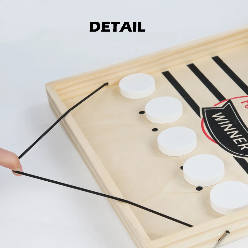 Kid Educational Toy Fast Sling Puck Interactive Board Game Set