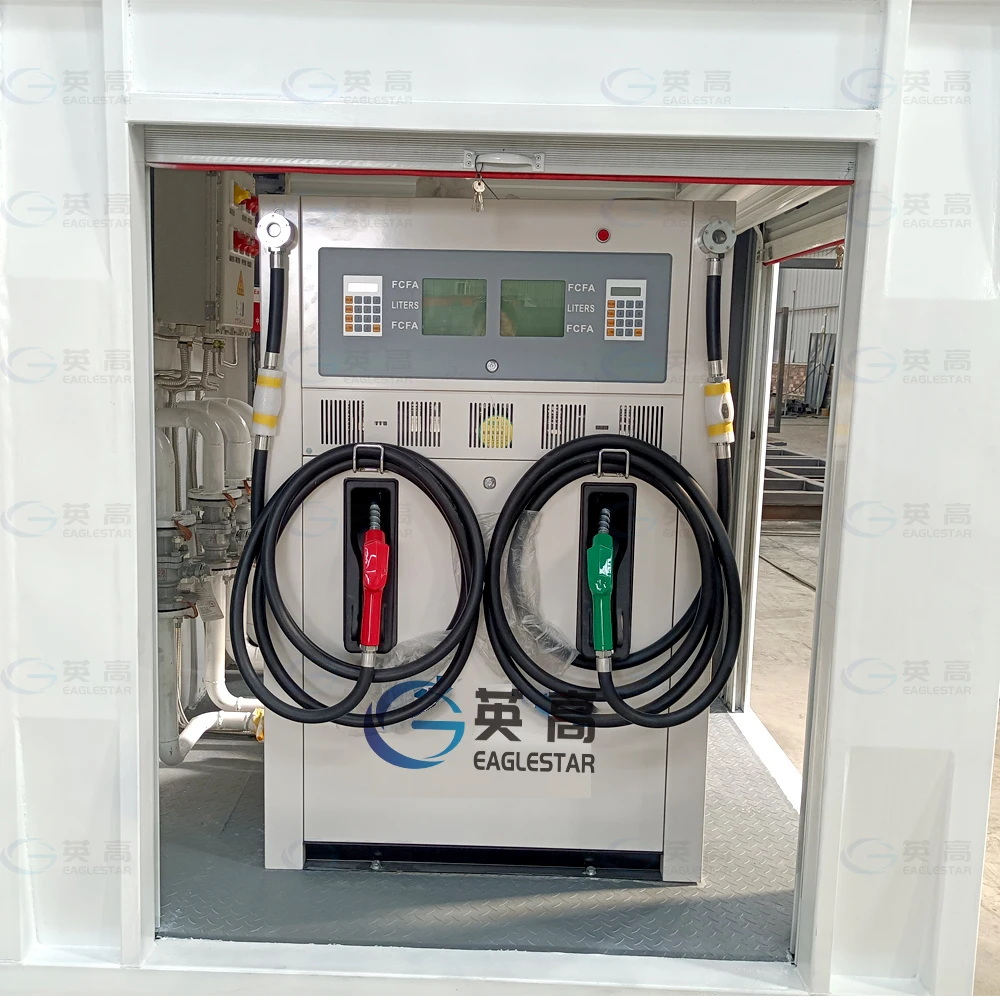 Containerized ISO 10000L-20000L Mobile Gas Filling Station/ Portable Fuel Station