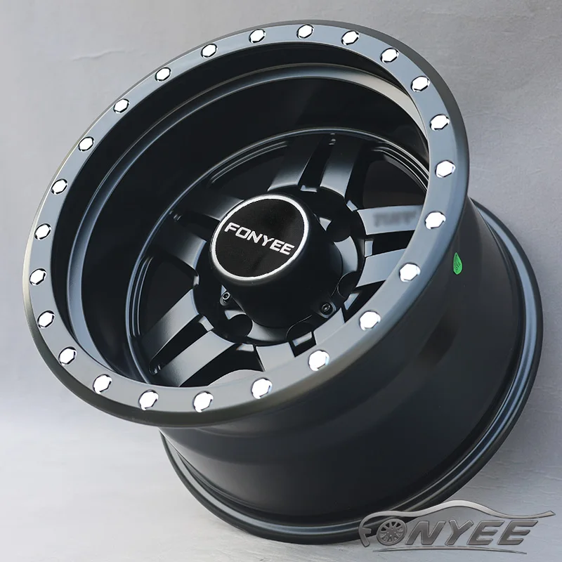 F32JT104 Fonyee wheels for auto popular pattern off-road mags latest modified design alloy wheels high quality car rims