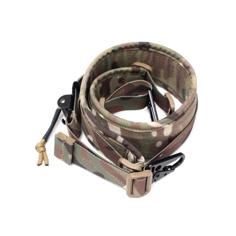 CORDURA быстро регулируемый быстросъемный плечевой ремень двойной точечный шнур уличный Многофункциональный тактический веревка