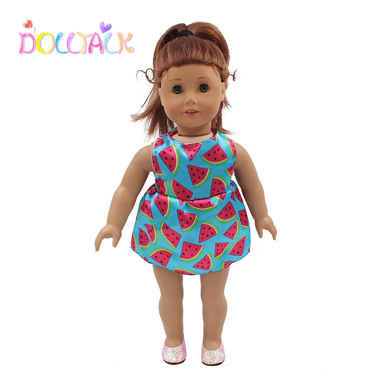 Factory Hot Sale18-inch  American Doll Sleeveless Short Bubble Dress Doll Clothes
