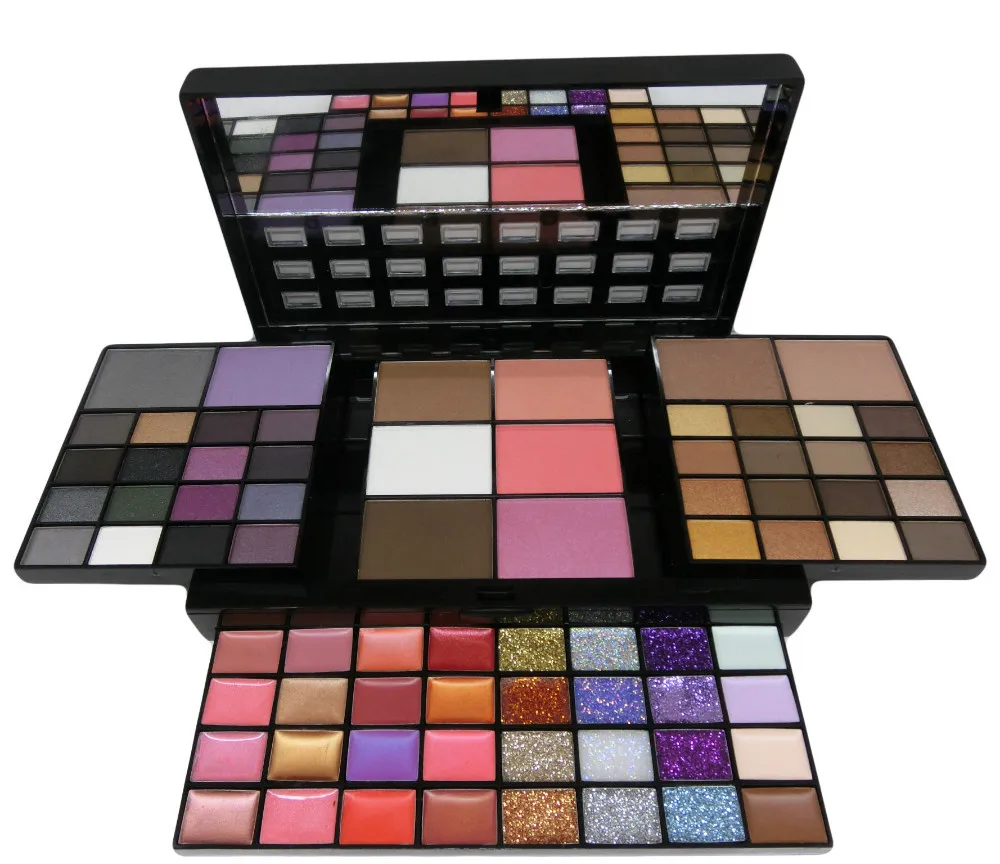85 color high pigment easy ware water proof your own brand customized private label vegan cosmetics makeup set