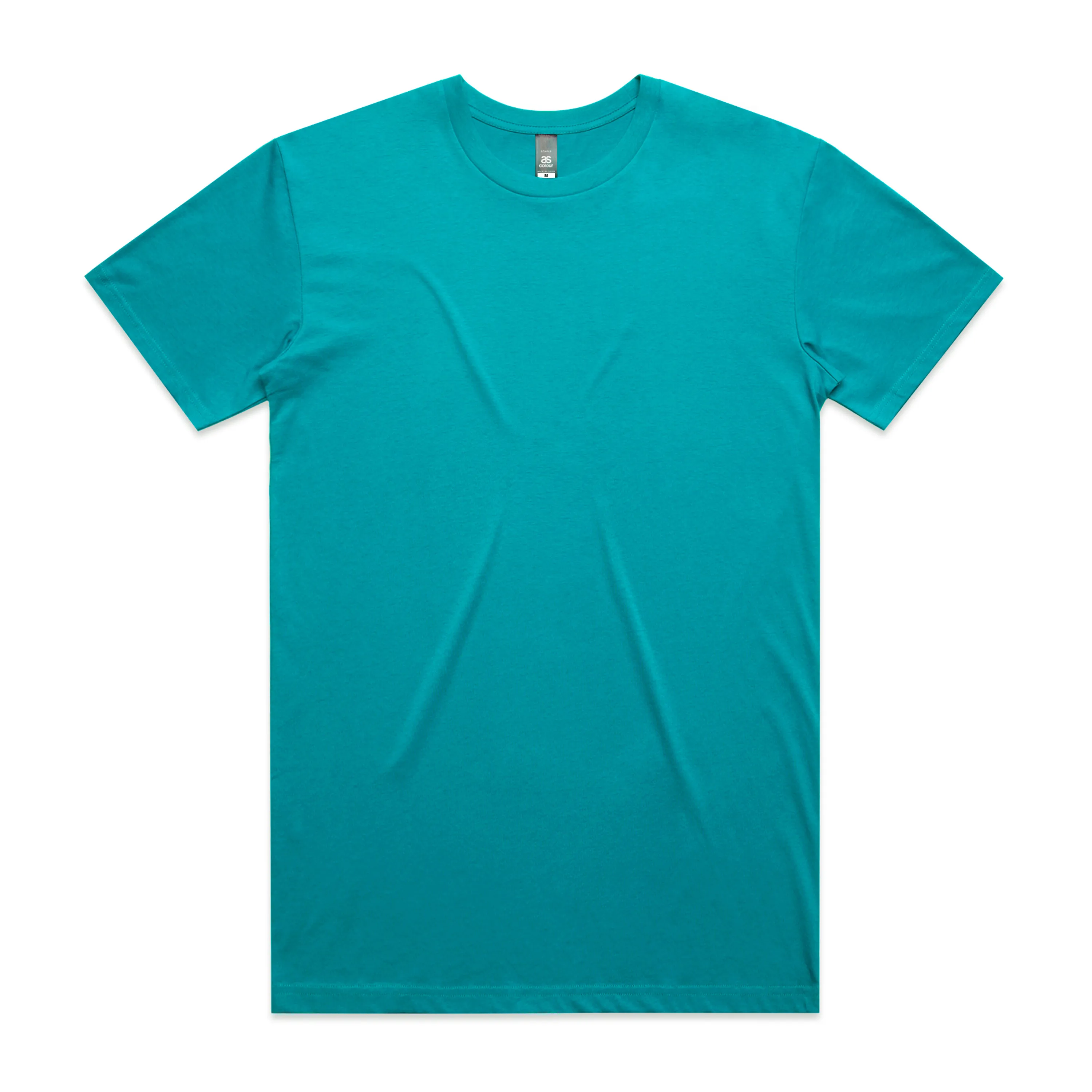 AS Colour Mens Staple Regular Fit Mid Weight 100% Cotton Tee Shirt with a One Color Print in One Location