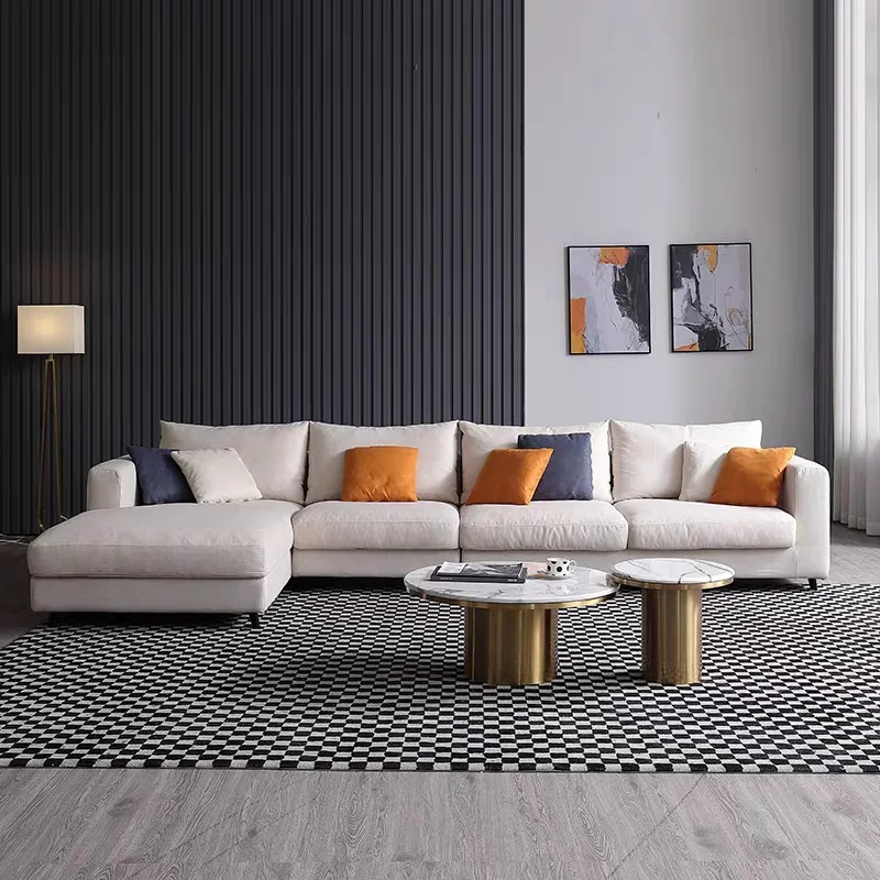 OEM Manufacture Contemporary Round Nesting Coffee Table Bent  Gold Metal Side Glass Marble Stone Coffee Table Set Nesting Table