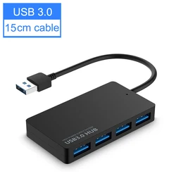 Adapter For Laptop PC High Speed USB 3.0 Hub External 4 Ports