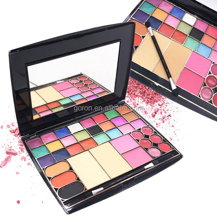 Wholesale 37 color pearl light eye shadow set  blush and powder repair makeup set eyeshadow palette