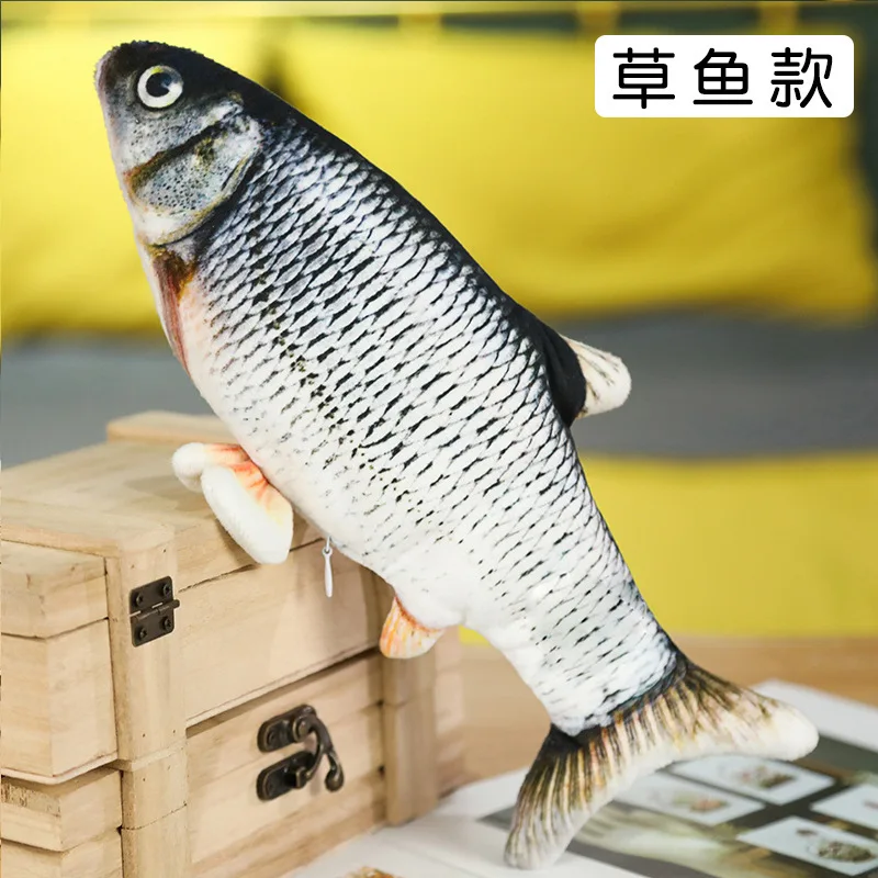 patterns designs dancing fish toy custom plush soft ocean new products kids stuffed animal with zipper