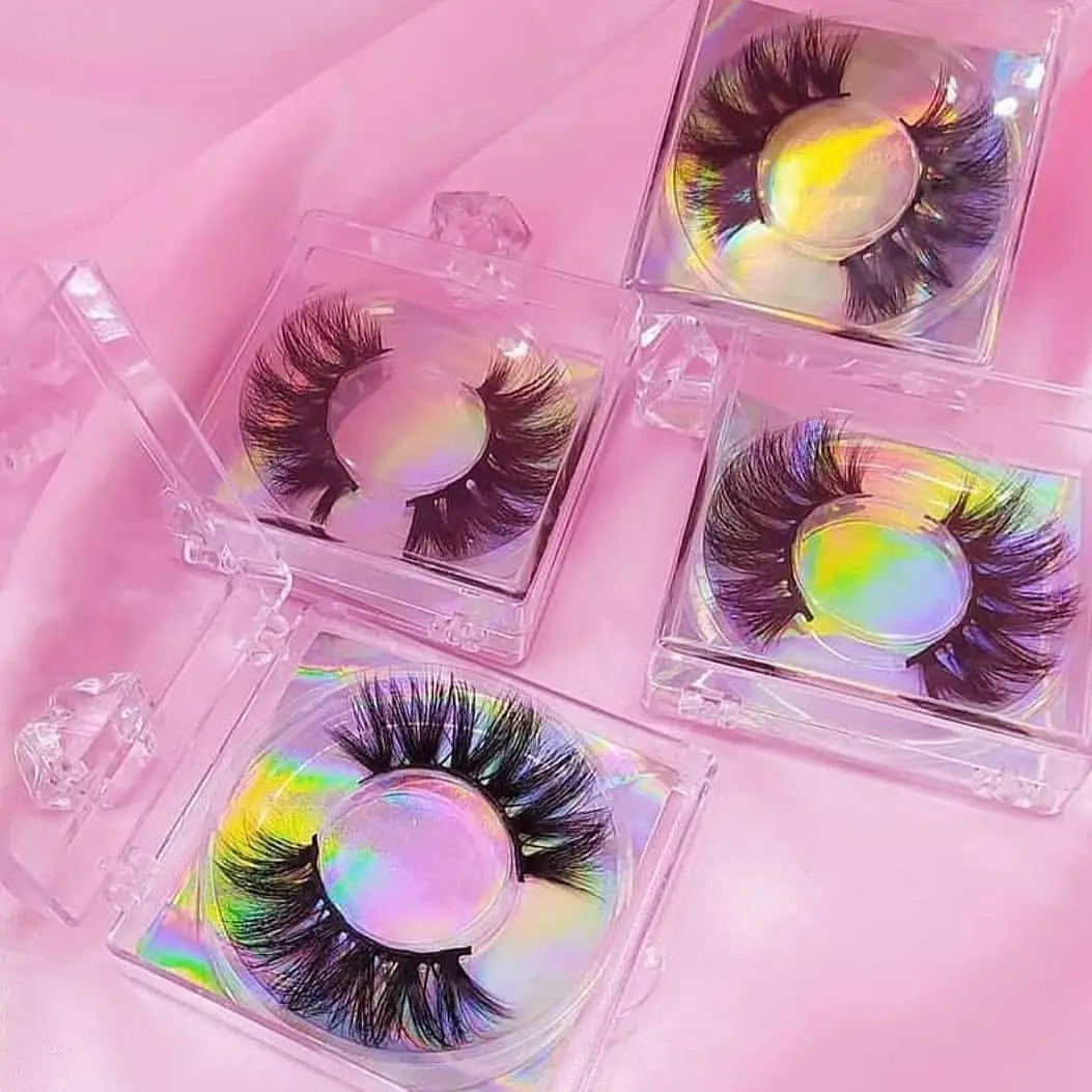 Lashes3d оптовый поставщик 25 мм ресницы 3d норковые с упаковкой для