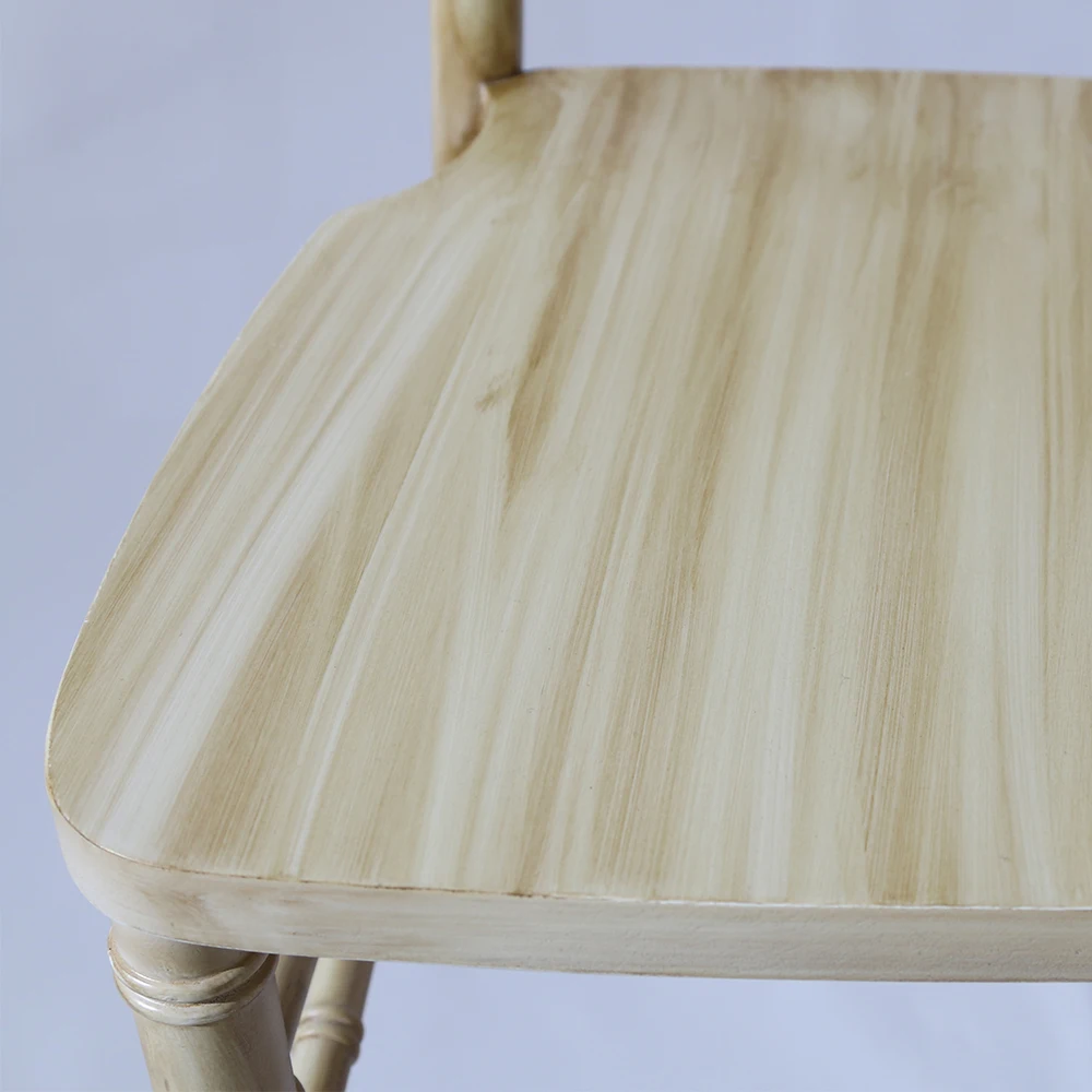 Wood and Resin Wedding Event Party Rental Dining Phoenix Chair
