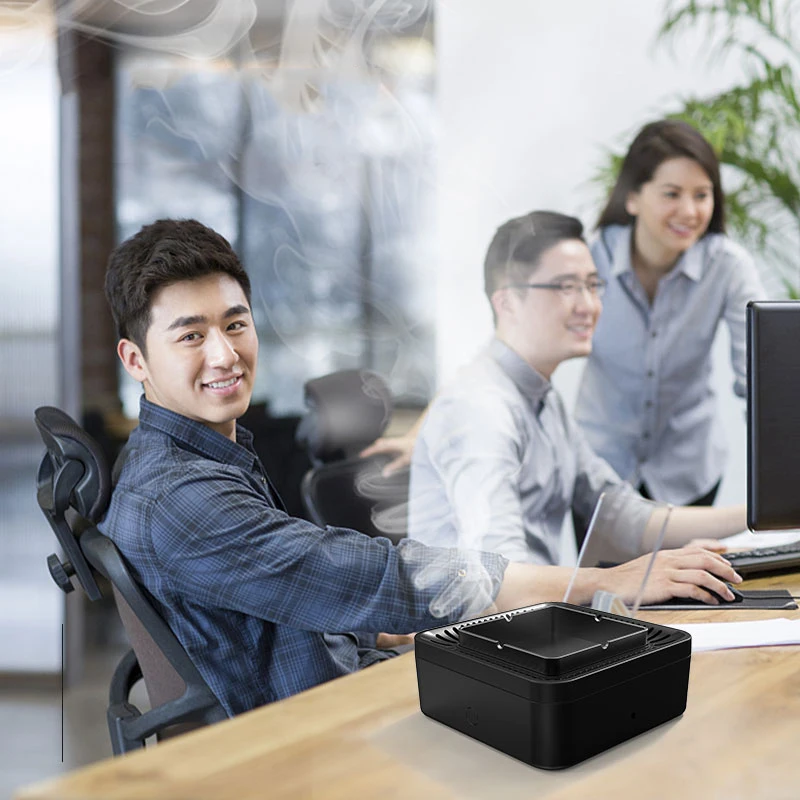Multifunctional Smokeless Ashtray for Cigarette Smoker Electronic Ashtray Air Purifier with Filter Smoke Grabber Ash Tray