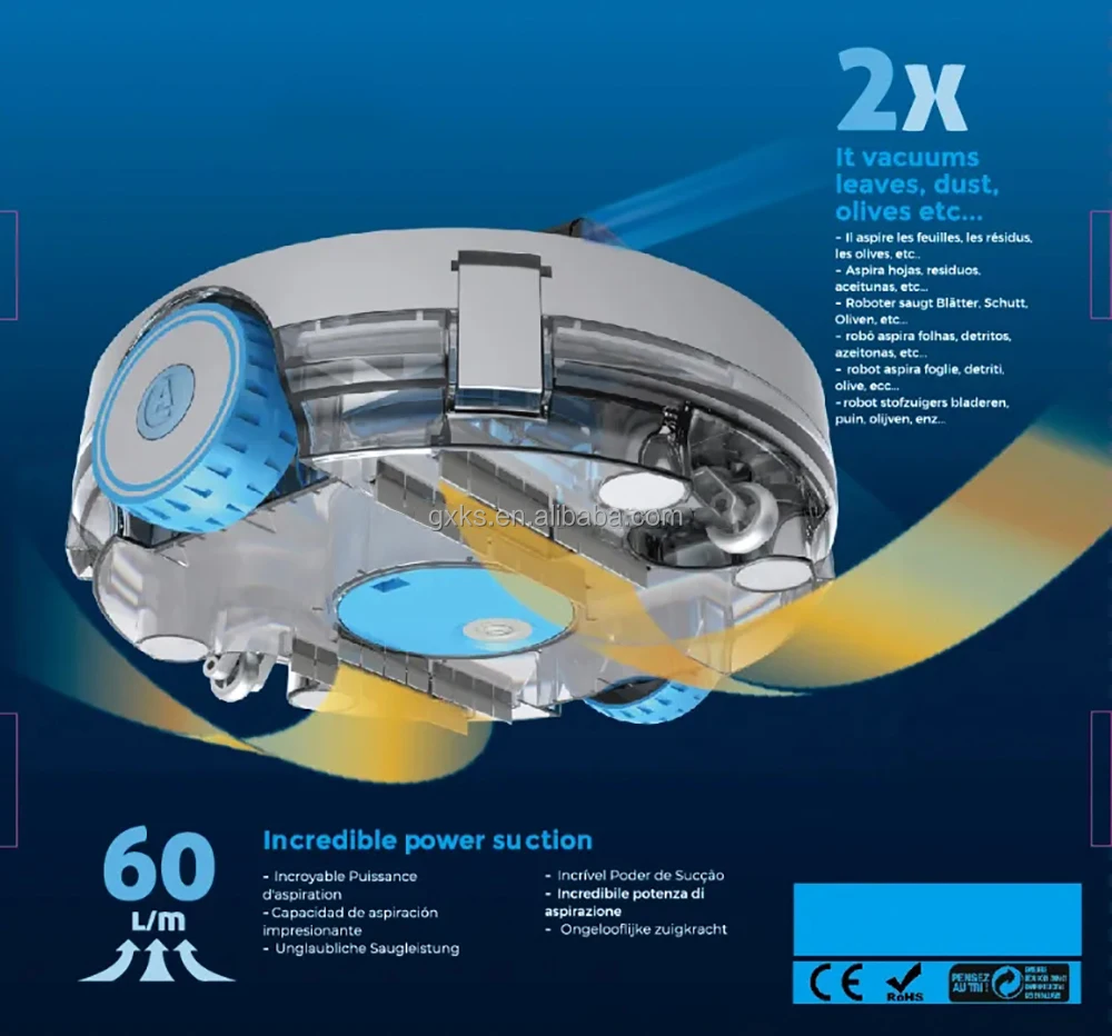 Rechargeable Cordless Swim Pool Robots Vacuum Self Cleaning Machine Aspiradora Robotic Swimming Pool Cleaners Robot