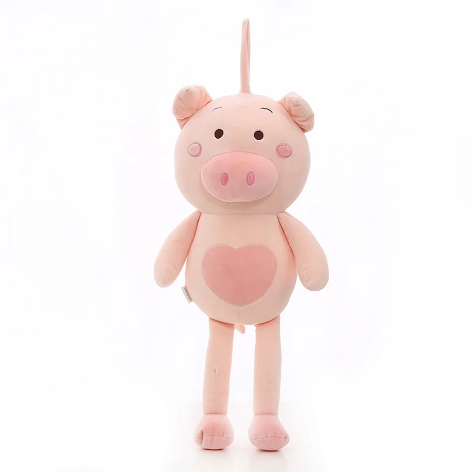 Custom Promotional Cute Fashion Soft Pig Stuffed Plush Toy For girls
