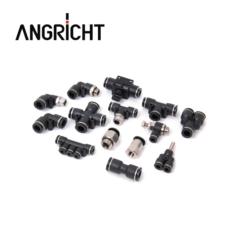 R G thread Pneumatic quick tube connector,push in air hose fitting