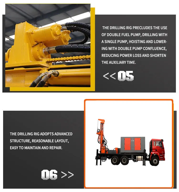 600m deep water well drilling rig