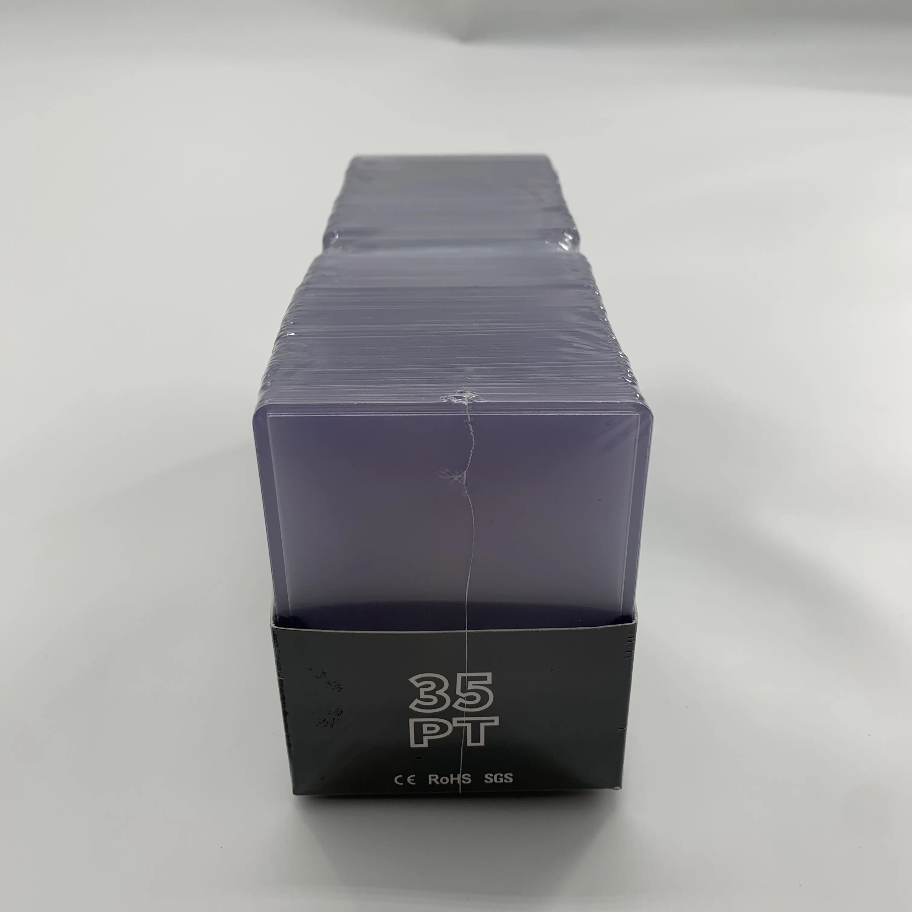 Hot Selling 35pt Toploader  film protected  3x4 Trading Cards Sports Cards Baseball Cards Sleeves
