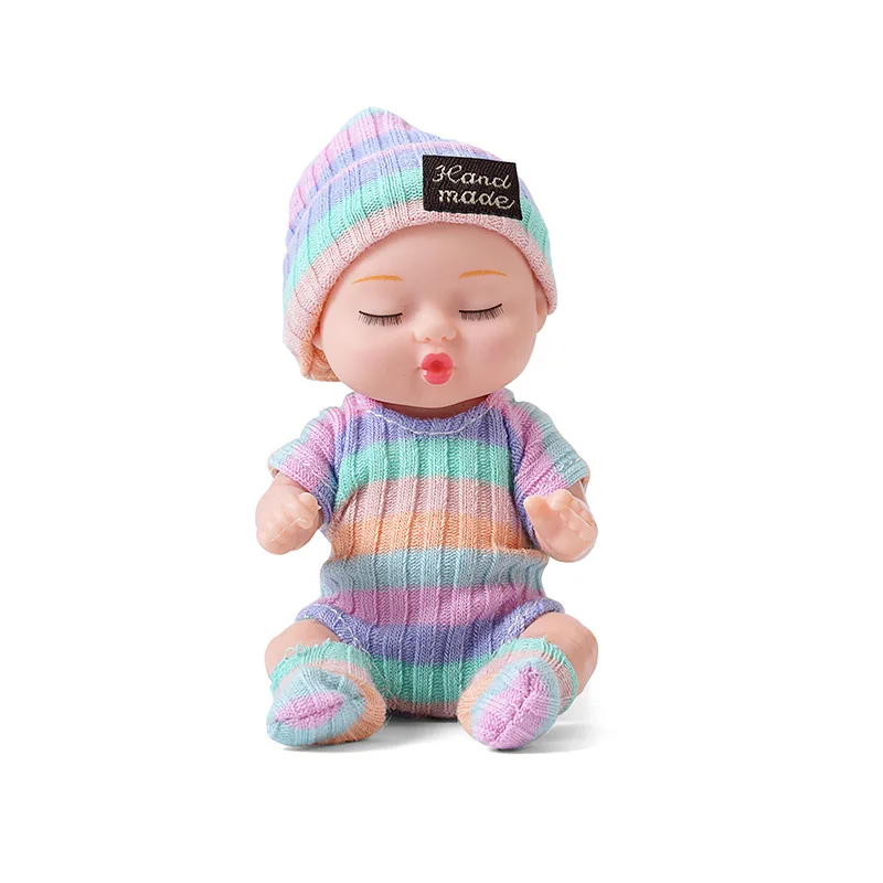 2024 Lovely Simulation Rebirth Dolls Toy Mini Cute Sleeping Baby Series Doll Cartoon Animal Toy For Kids Birthday Gift