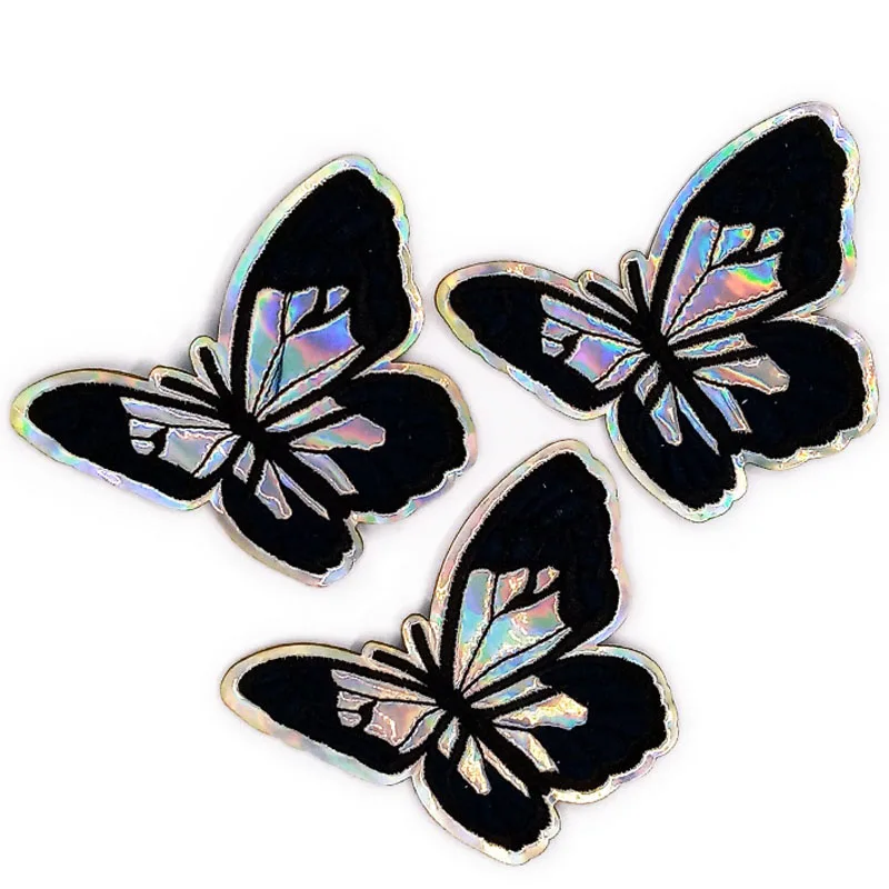 Симпатичная термоклейкая нашивка Единорог бабочка мультяшная нашивка для одежды аппликация