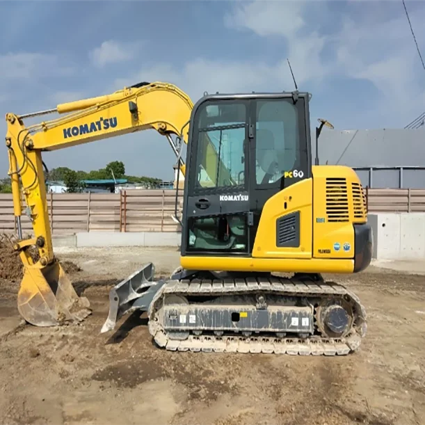 Дешевый новый и Подержанный 6 тонн мини-экскаватор PC70-8 PC75 Komatsu экскаватор продажи
