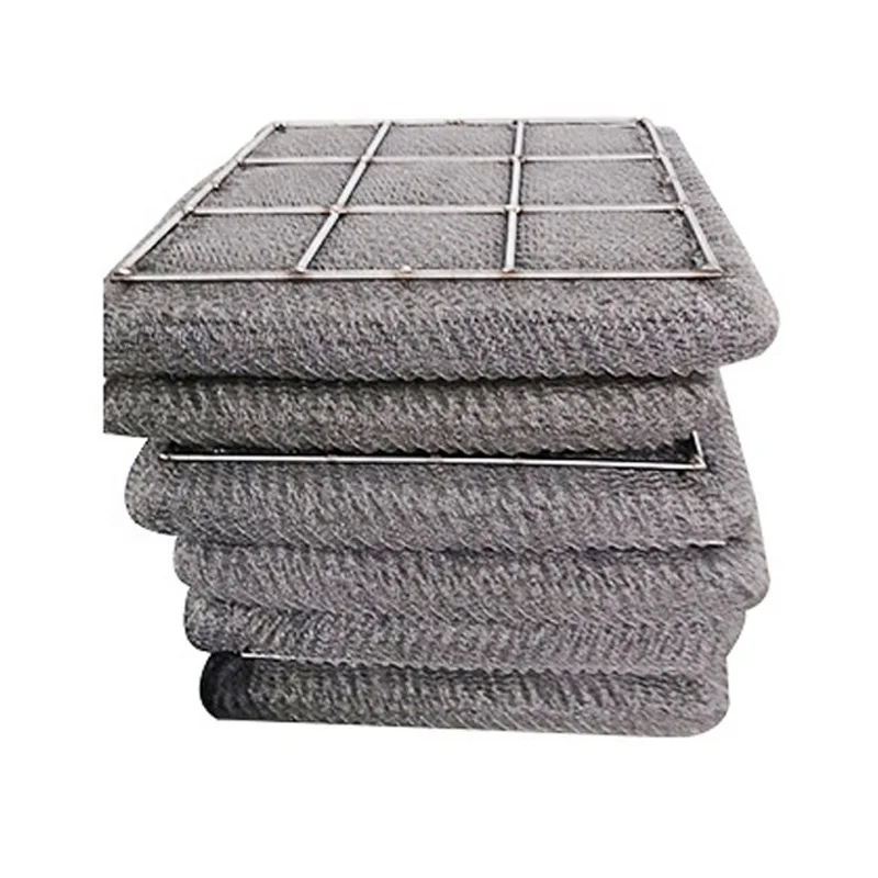 HOT SALE 0.2 0.25mm diameter flat wire 304 304l 316 316l stainless steel wire mesh demister pad for industry