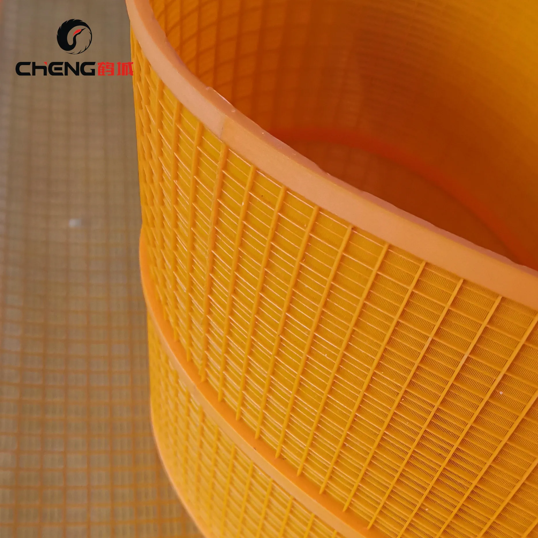 Casting Polyurethane Mining Screen With Fine Mesh