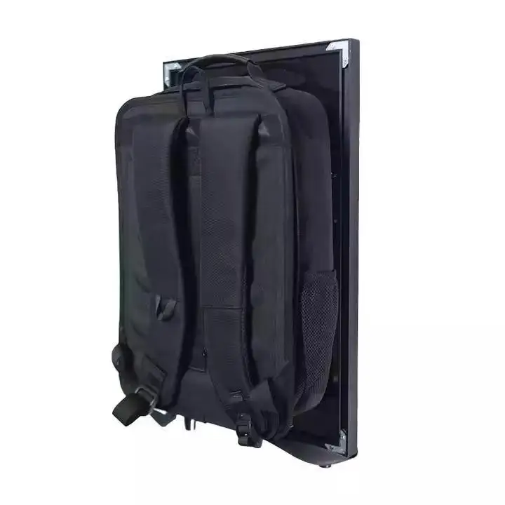 31.5 inch lcd walking human billboard backpack battery advertising display 6 buyers
