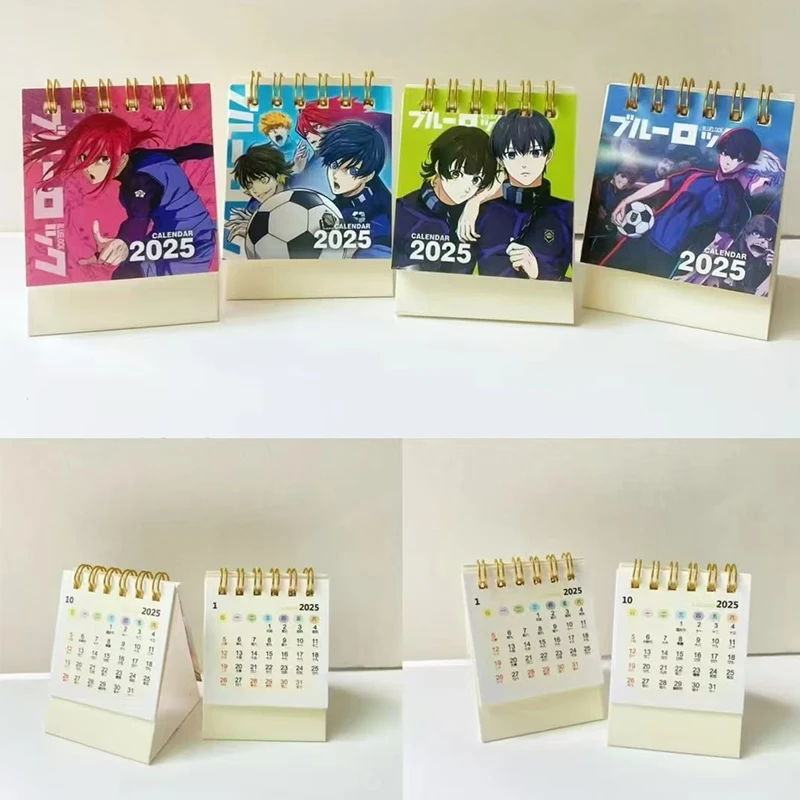 Kawaii Mini 2025 Desk Calendars Cute Daily Schedule Planner Yearly Organizer Stationery Office School Supplies Gift