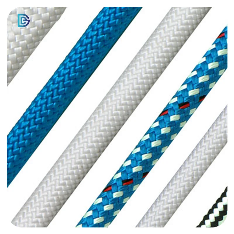 Manufacturer 100% Synthetic UHMWPE Lifting Rope 5mm 6mm 8mm 10mm 15mm 100m UHMWPE Rope Fiber Sailing Rope For Marine