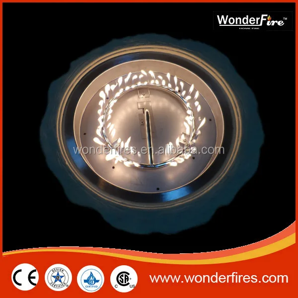 Patio D460mm DIY Double Ring Fire Pit  Burner Kit System